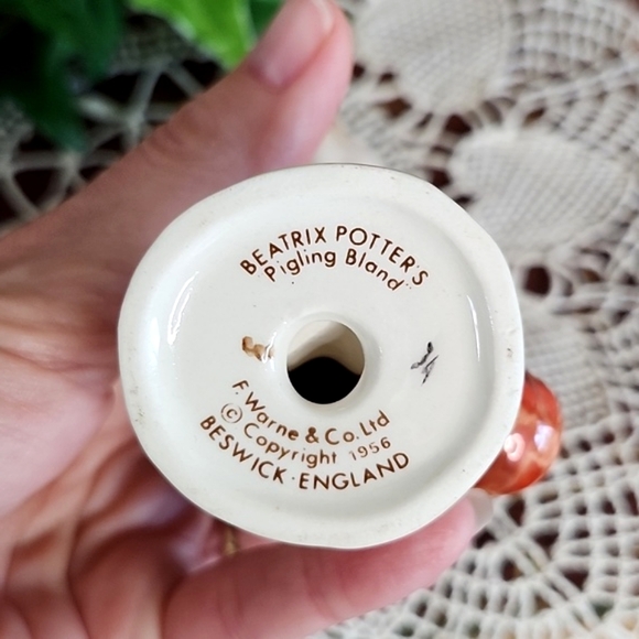 👉*RARE VTG* BESWICK BEATRIX POTTER "PIGLING  BLAND" FIGURE 1956 ~EXCELLENT COND - Picture 5 of 6